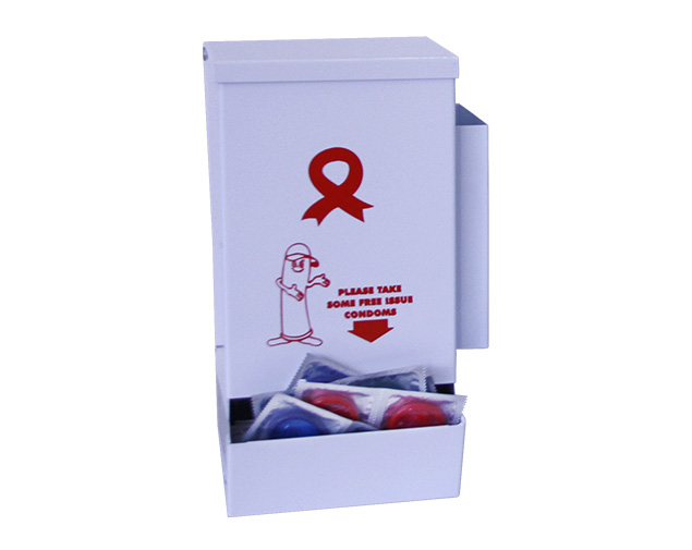 Large Metal Condom Dispenser